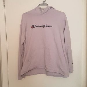 Lavender, Champion Hoodie, Size Large